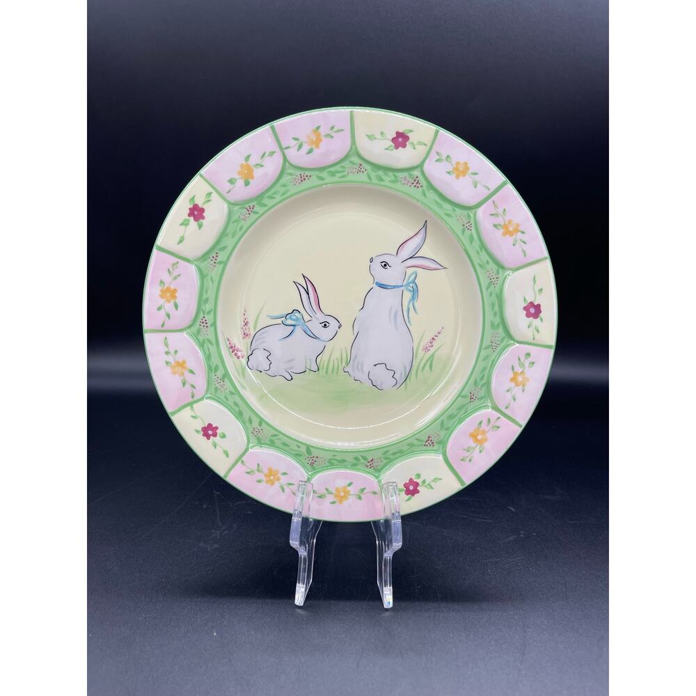 Mesa Easter Bunny Bunnies Appetizer / Salad Plate 8.5”